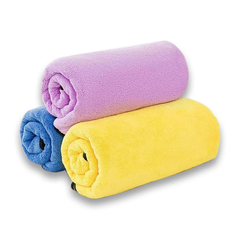 Serviette de bain pour chien , cape de bain accessoires pour animaux de compagnie