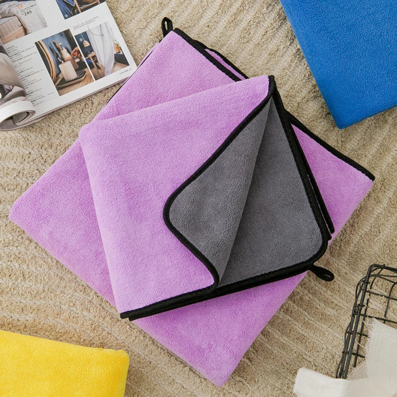 Serviette de bain pour chien , cape de bain accessoires pour animaux de compagnie