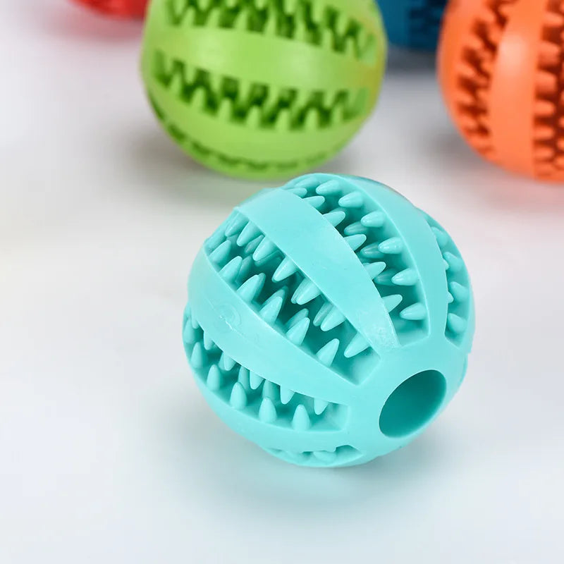 Jouets en caoutchouc naturel pour chien, jouets à mâcher pour chien, nettoyage des dents, boule de friandises, élasticité Interactive Extra-résistante, produits pour animaux de compagnie