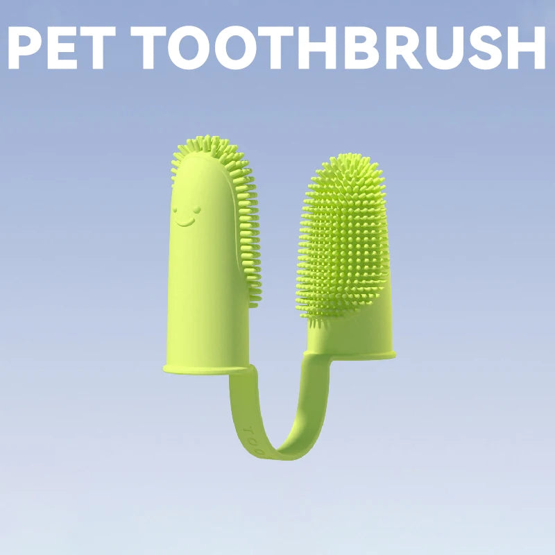 Brosse à dents en silicone pour chiens, accessoires pour animaux de compagnie anti tartre