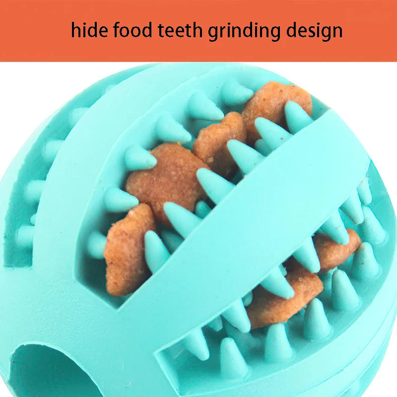 Jouets en caoutchouc naturel pour chien, jouets à mâcher pour chien, nettoyage des dents, boule de friandises, élasticité Interactive Extra-résistante, produits pour animaux de compagnie