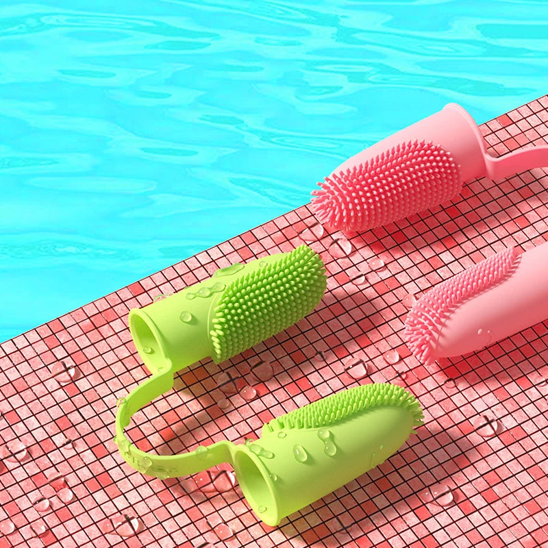 Brosse à dents en silicone pour chiens, accessoires pour animaux de compagnie anti tartre