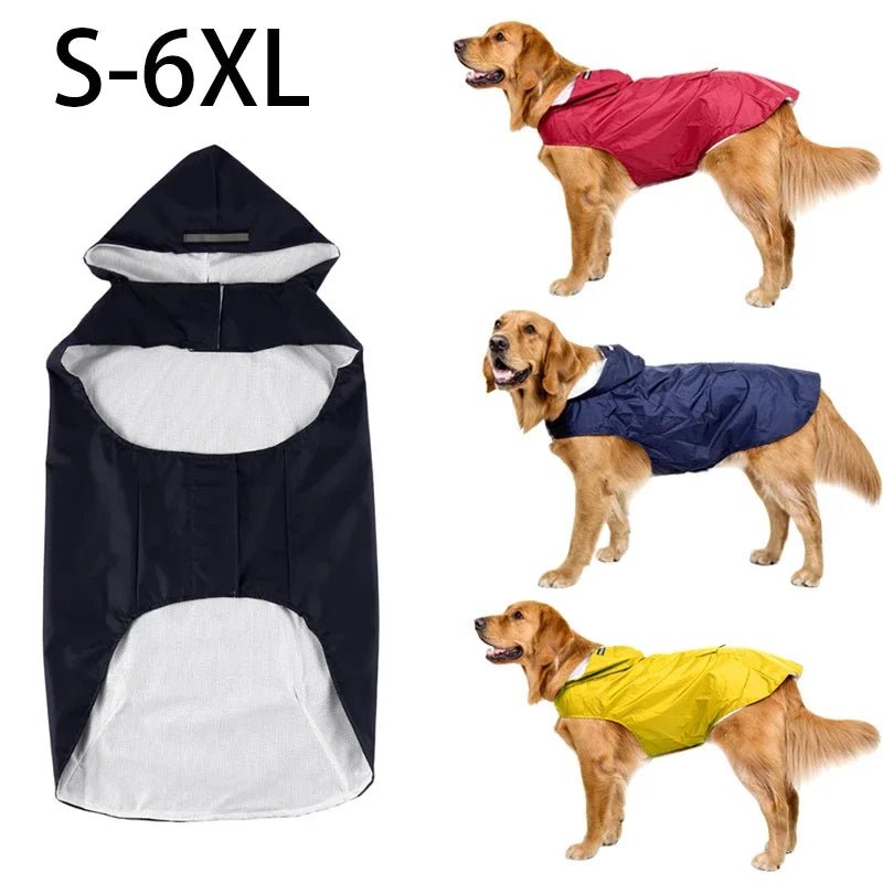Accessories pour chiens manteau de pluie imperméable ciré pour chiens dog raincoat - Our family dog