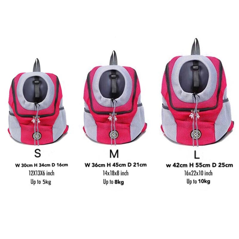 Backpack sac de transport pour chien sac portatif pour extérieur sac à dos portatif pour chien - Our family dog