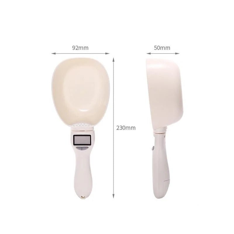Balance électronique LCD pour aliments pour animaux de compagnie, outil de pesée de précision, cuillère de mesure de l'alimentation des chiens et des chats, affichage numérique - Our family dog