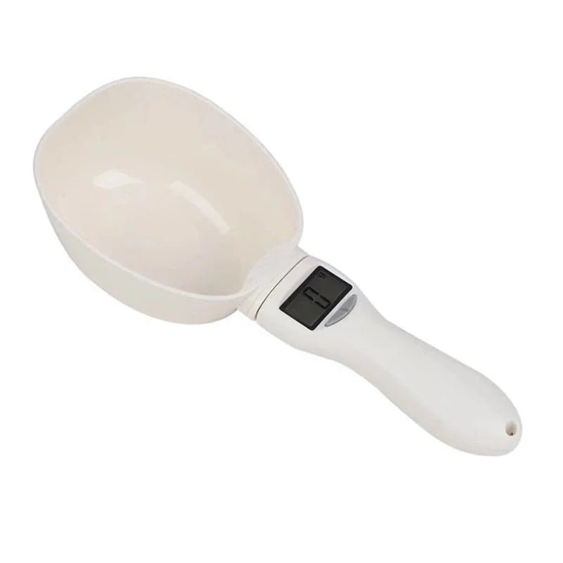 Balance électronique LCD pour aliments pour animaux de compagnie, outil de pesée de précision, cuillère de mesure de l'alimentation des chiens et des chats, affichage numérique - Our family dog