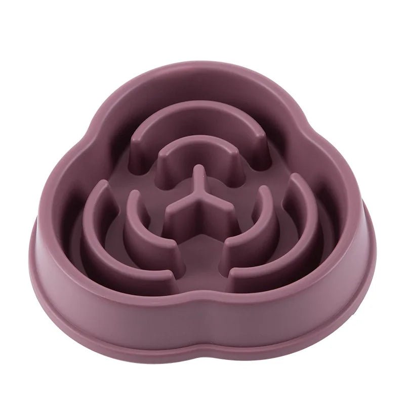 Bol de nourriture lente pour animaux de compagnie, plat de nourriture anti glouton pour chiens accessoires pour chiens gamelle nourriture pour régime chiens - Our family dog