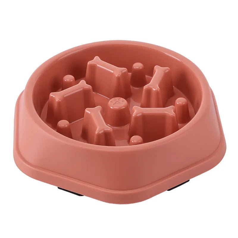Bol de nourriture lente pour animaux de compagnie, plat de nourriture anti glouton pour chiens accessoires pour chiens gamelle nourriture pour régime chiens - Our family dog