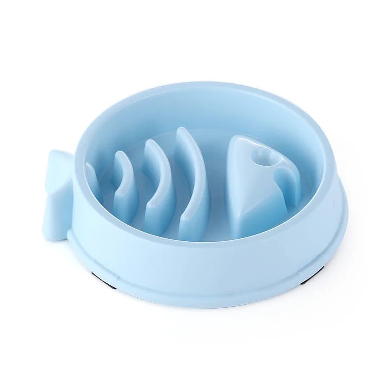 Bol de nourriture lente pour animaux de compagnie, plat de nourriture anti glouton pour chiens accessoires pour chiens gamelle nourriture pour régime chiens - Our family dog