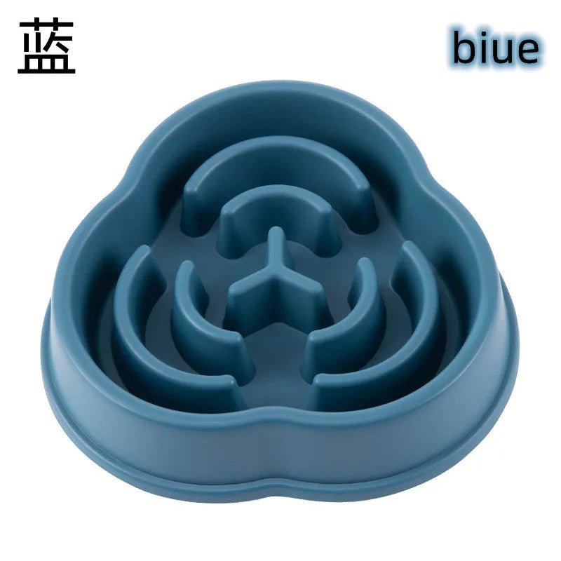 Bol de nourriture lente pour animaux de compagnie, plat de nourriture anti glouton pour chiens accessoires pour chiens gamelle nourriture pour régime chiens - Our family dog