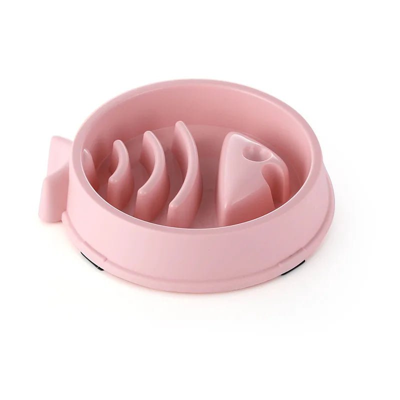 Bol de nourriture lente pour animaux de compagnie, plat de nourriture anti glouton pour chiens accessoires pour chiens gamelle nourriture pour régime chiens - Our family dog