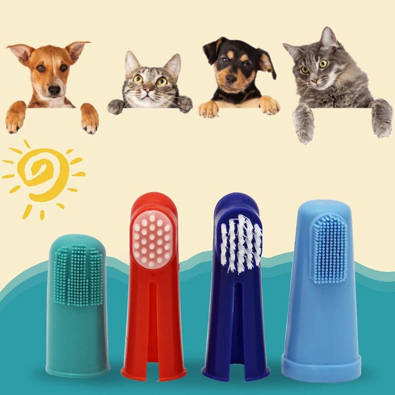 Brosse à dents souple pour chien YOUSE accessoires pour chiens articles hygiène buccale anti tartre mauvaise haleine chien hygiène - Our family dog