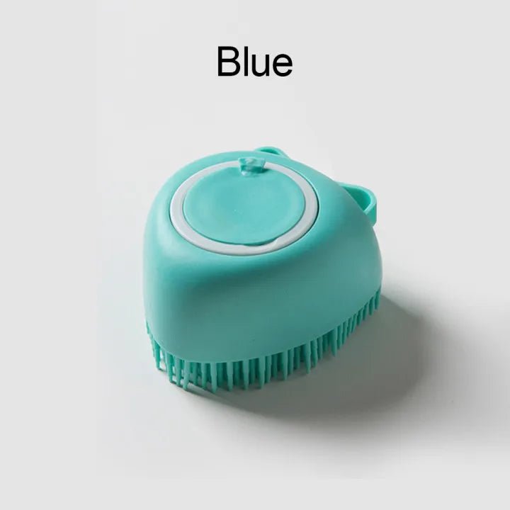 Brosse de bain et massage en silicone brush accessoires pour chien - Our family dog