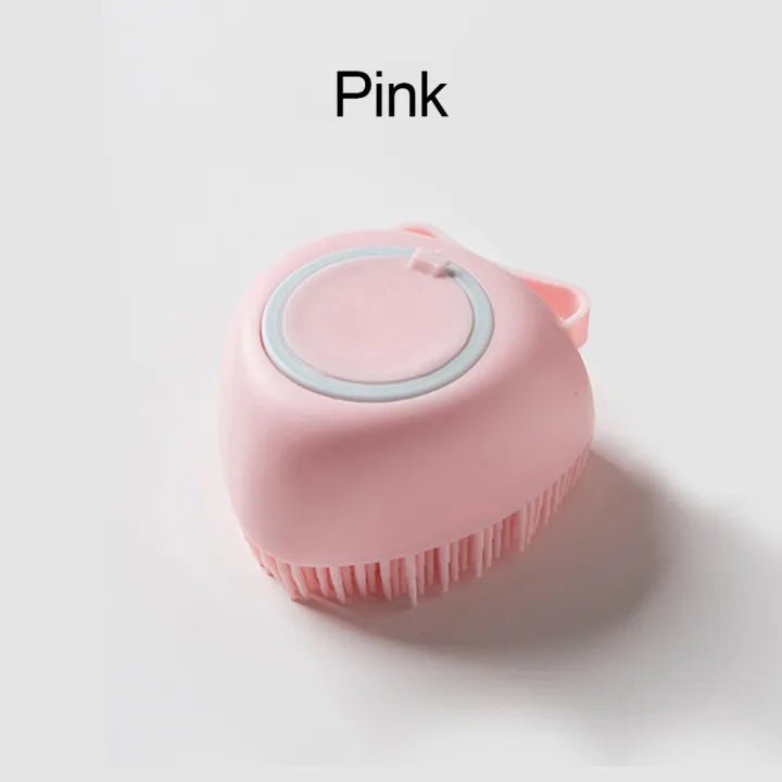 Brosse de bain et massage en silicone brush accessoires pour chien - Our family dog
