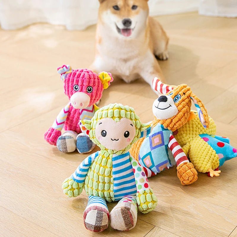 Peluche pour chien jouet animaux accessoires animaux jouet couineur jouet interactif jouet à mâcher - Our family dog