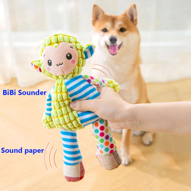 Peluche pour chien jouet animaux accessoires animaux jouet couineur jouet interactif jouet à mâcher - Our family dog